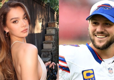 Josh Allen and Hailee Steinfeld