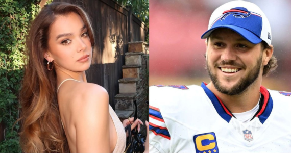 Josh Allen and Hailee Steinfeld